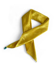 YELLOW SATIN BANDANA