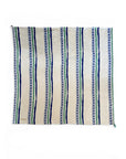 BLUE / GREEN STRIPED SATIN BANDANA