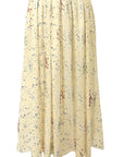 PAISLEY PATTERN YELLOW SKIRT