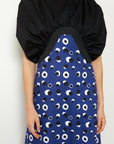 WAVE PANELED COLOR BLOCK DRESS