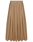 CAMEL SKIRT WITH PLEATS