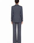 CLASSIC STRIPED FLARED PANTS