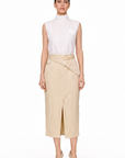 LALE BLOUSE WITH RUCHED NECKLINE