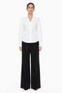 CLASSIC BLACK PLEATED PANTS