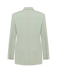 DOUBLE-BREASTED MINT JACKET