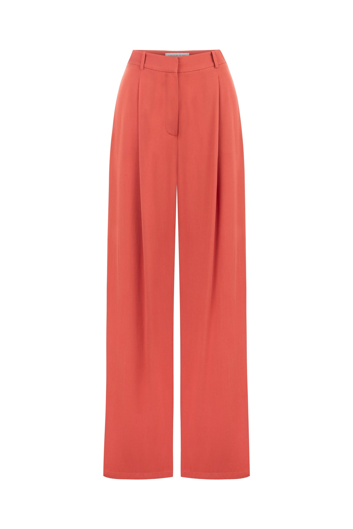 CLASSIC CORAL PLEATED PANTS