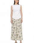 CARNIVAL PATTERNED WIDE LEG PANTS