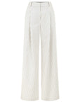 STRIPED WIDE LEG PANTS
