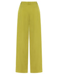 CLASSIC OLIVE PLEATED PANTS
