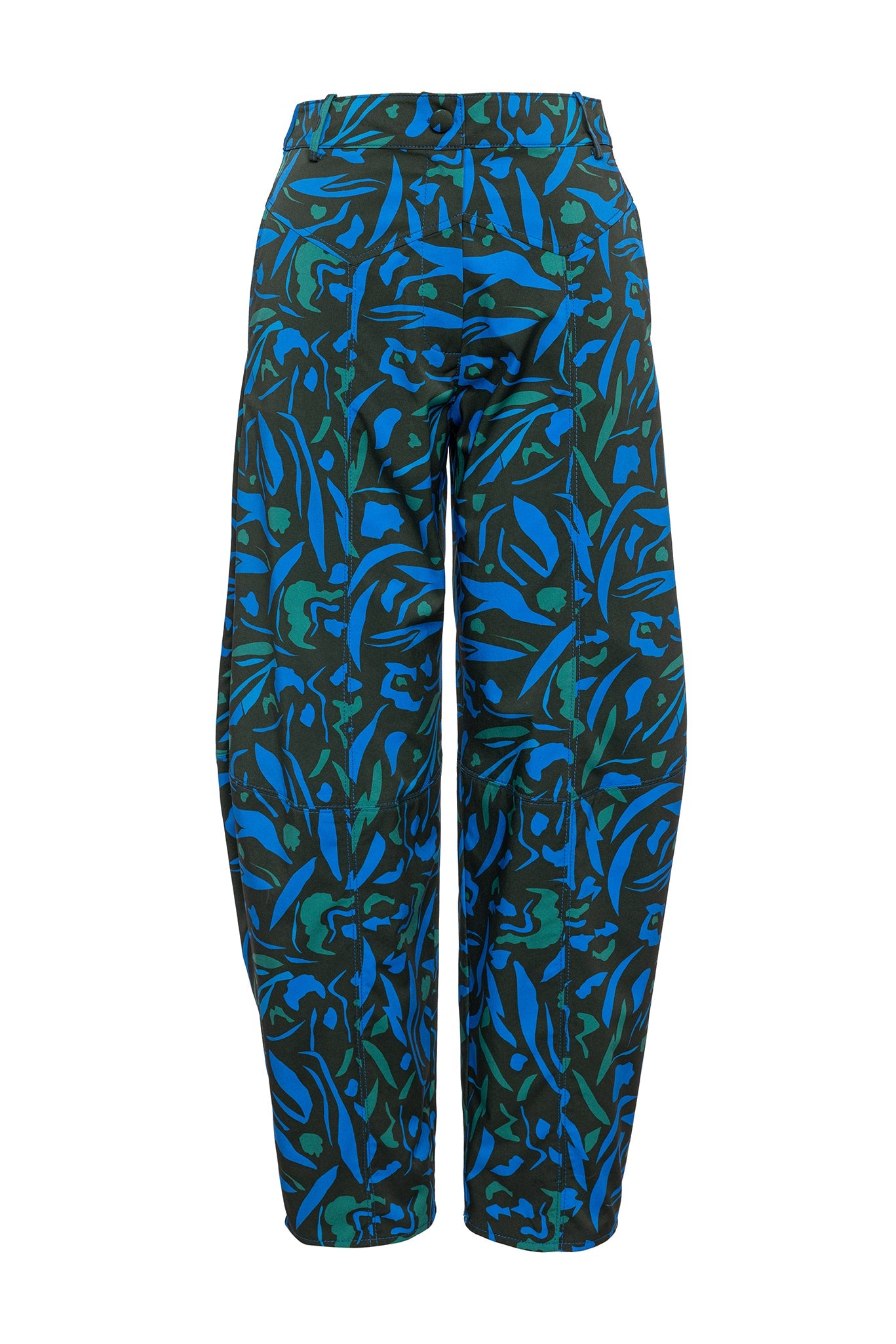 CONIC PANTS WITH FOREST PRINT