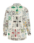 PATCHWORK PRINTED WOOL JACKET