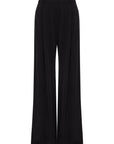CLASSIC BLACK PLEATED PANTS