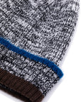 UNISEX MOHAIR STRIPED WOOL BEANIE