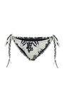 STONE PRINT TIE UP BIKINI BOTTOM