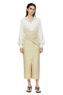 MIMOZA SHIRT WITH BUTTER YELLOW CORSET