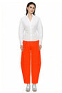 CORAL CONIC PANTS WITH TOPSTICHING