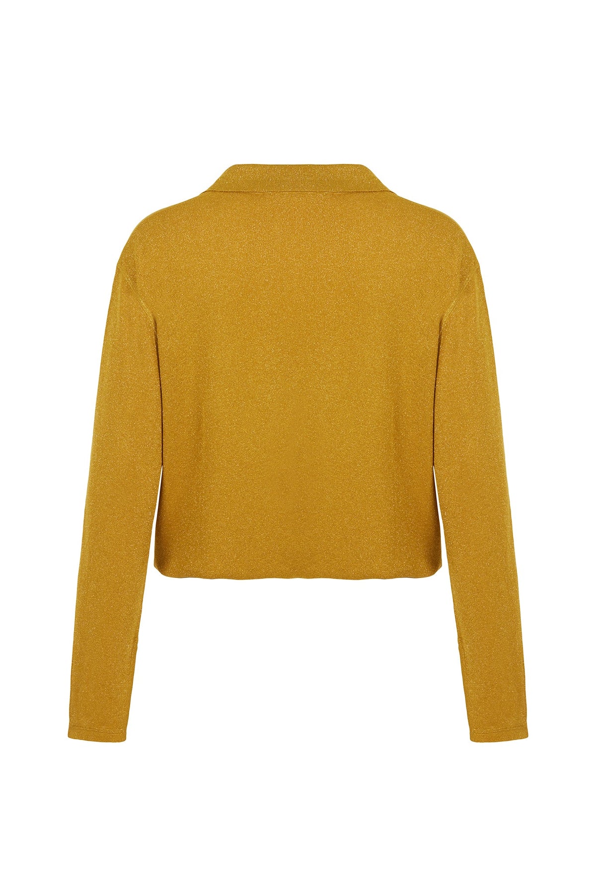 Knit Polo Shirt With Adjustable Waist