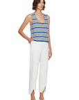 Marine Striped Cotton Knit Tank