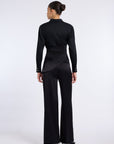 DAHLIA SATIN CORSET DETAIL SHIRT