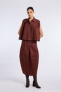 NİLÜFER BROWN CAPE
