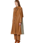 QUILTED CAPE TRENCHCOAT