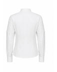 POSITANO WHITE SHIRT WITH GEOMETRICAL SILHOUETTE