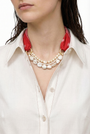 RED BANDANA NECKLACE