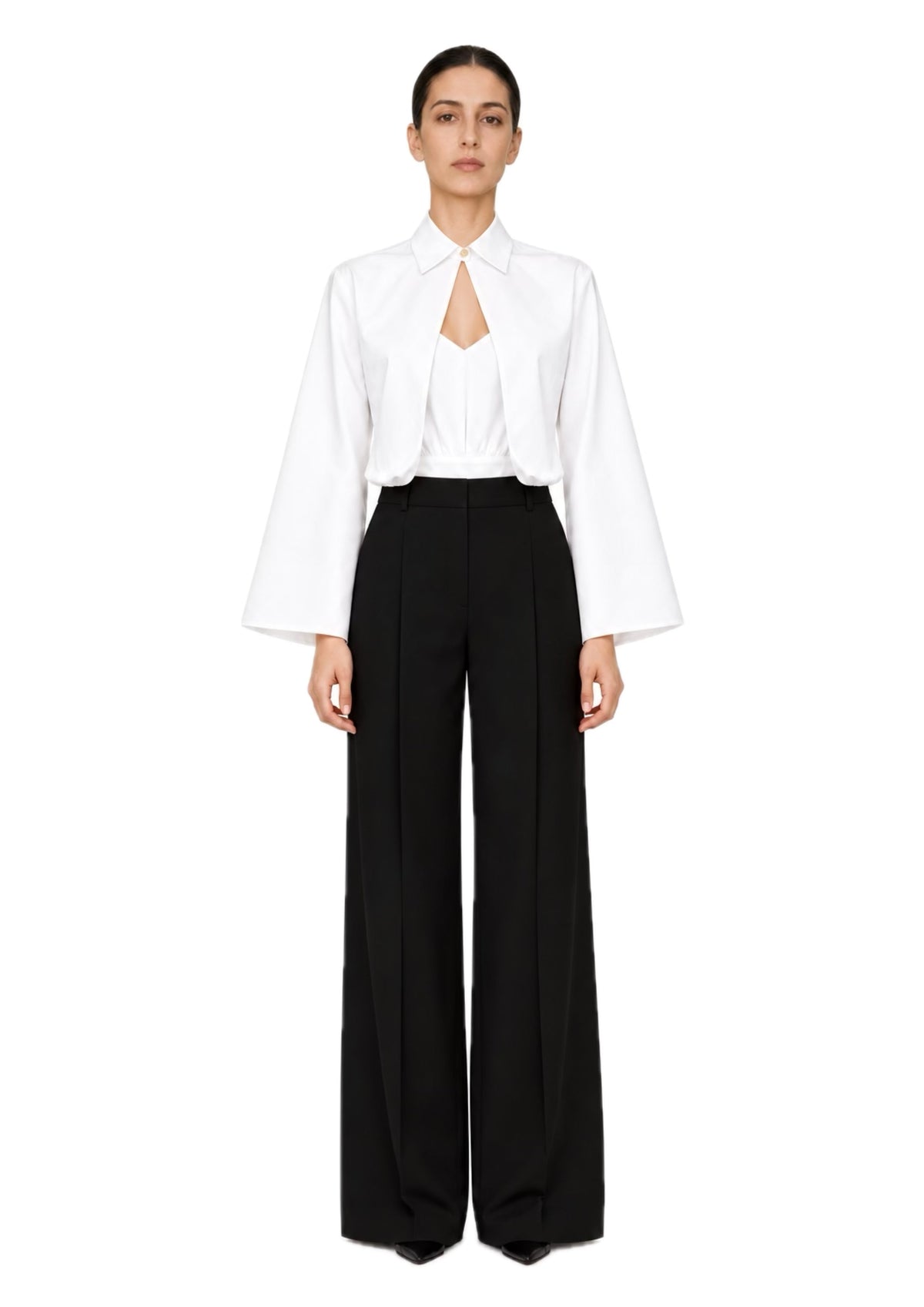 DENIZLI LAYERED WHITE SHIRT
