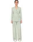 CLASSIC MINT PLEATED PANTS