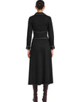 BELT DETAILED LONG SLEEVE DRESS