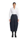 NAVY DENIM CONIC SKIRT