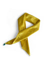 YELLOW SATIN BANDANA