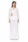 AMALFI SHIRT WITH EMBROIDERY