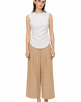 WIDE LEG PANTS WITH PLEATS