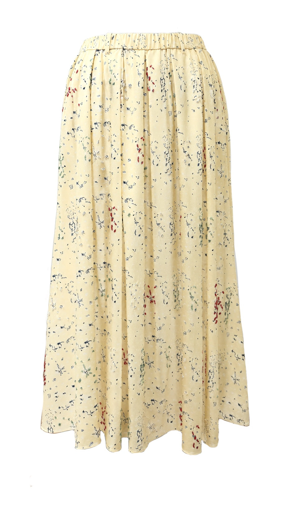 PAISLEY PATTERN YELLOW SKIRT