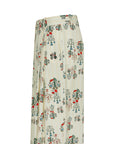 CARNIVAL PATTERNED WIDE LEG PANTS